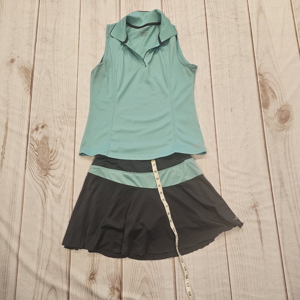 Matching tank top and skort